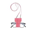 MonPanama-Eye glass holder-rose-front