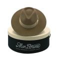 MonPanama Hat – Frank Khaki- with-hatbox