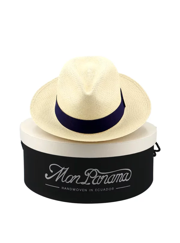 MonPanama Hat-Me Fedora navy copy