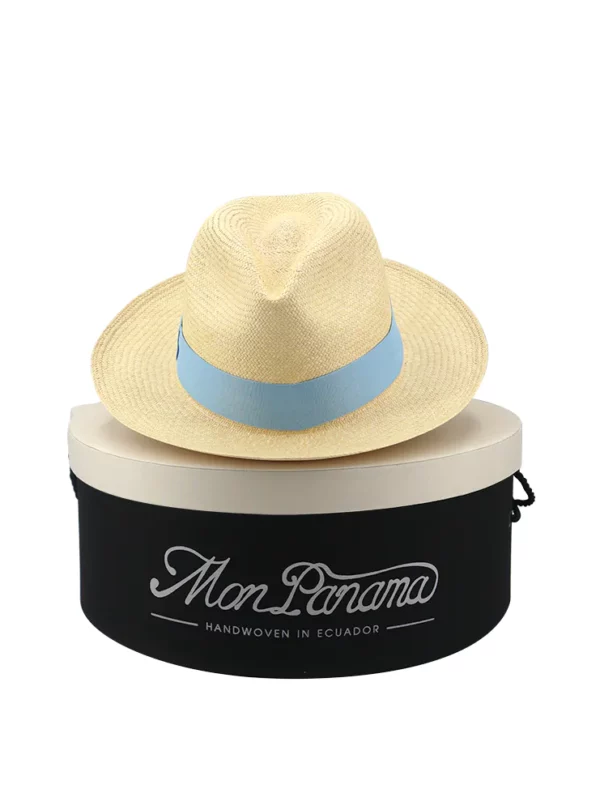 MonPanama Hat-Me Fedora sky blue copy